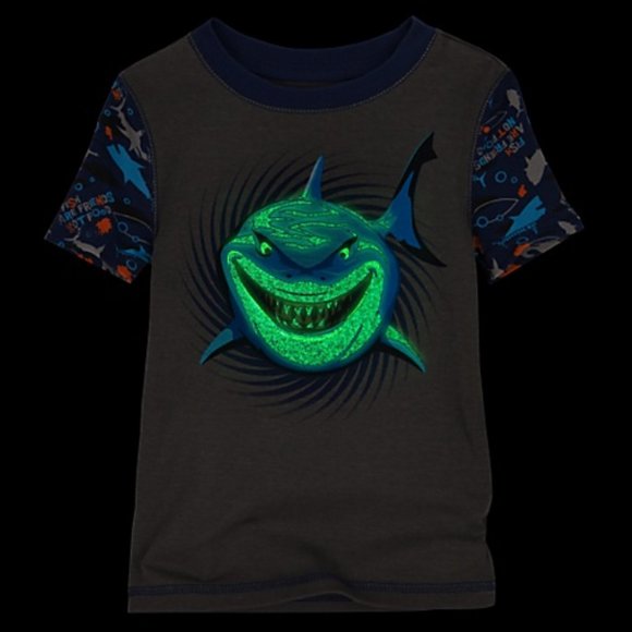 Disney- Bruce Finding Nemo Boy's Pajamas - Picture 2 of 2